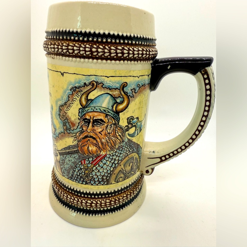 Leif Ericsson German Beer Stein 1989 Coors Beer Stein Limited Edition 17 oz Mug